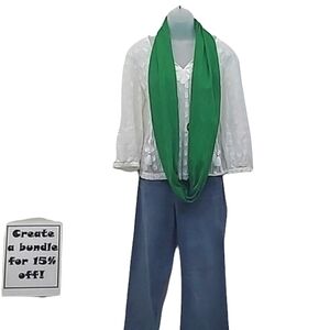 SHOLDIT Convertible Infinity Scarf Security Pocket Ice Silk Neck Wrap Clutch NWT